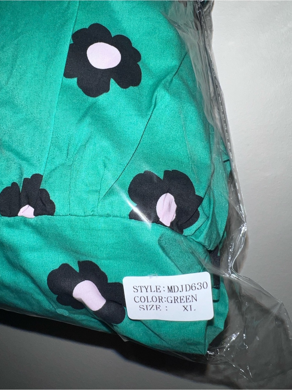 Tulip B Women XLarge Green Floral Sleeveless Fit and Flare Dress Pockets MDJD630 - Picture 11 of 11